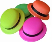 Neon Sarı Uv Parti Şapkası Plastik thumbnail 4
