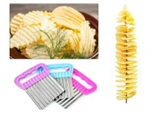 Chips Chopper Şekilli Sebze Ve Meyve Dilimleyici thumbnail 3