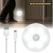 Hareket Sensörlü Usb Şarjlı Led Işık Lamba thumbnail 1