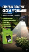 20 Ledli Hareket Sensörlü Dış Mekan Solar Lamba thumbnail 1