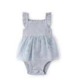 Carters Kız Bebek Kısa Tulum 1U542810 Mavi thumbnail 1