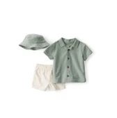 Carters Erkek Bebek Alt Üst Set 1U588410 Yeşil thumbnail 1