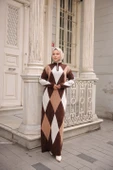 BAKLAVA DESENLİ TRİKO ELBİSE thumbnail 8