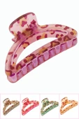 Leopar Desenli Oval Mandal Toka 8 cm thumbnail 2
