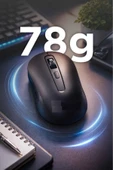 Kablosuz Mouse Usb Alıcılı Fare TM22 Siyah thumbnail 4