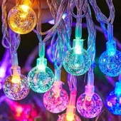 3m 20 Led Kristal Top RGB Pilli thumbnail 1