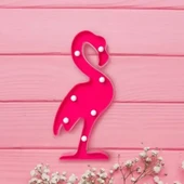 Led Işıklı Flamingo Gece Lambası thumbnail 5