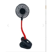 Portatif Işıklı Mini Klipsli Fan thumbnail 1