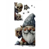 Gotik Cüce ve Kafatası Duvar Sticker Seti thumbnail 1