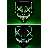LED Işıklı Yeşil Maske thumbnail 2