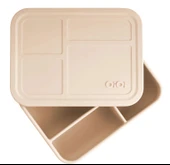 OiOi Beslenme Kutusu Bento Bubble Beige thumbnail 2