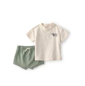 Carters Erkek Bebek Alt Üst Set 1U588510 Bej thumbnail 1