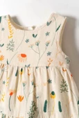 NK Sunflower Elbise 71603 Krem thumbnail 3