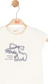 NK Wish Tshirt 31603 Krem thumbnail 2