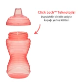 Munchkin Might Grip Alıştırma Bardağı 296ml 9ay+ Pembe thumbnail 3