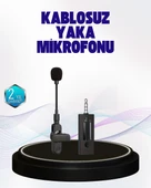 360 Derece Ses Algılamalı Type C Şarjlı Yaka Mikrofonu thumbnail 1