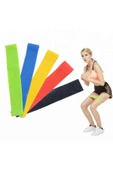Pilates Direnç Lastiği Seti 5 Adet thumbnail 3