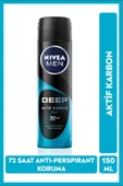 NIVEA Men Erkek Sprey Deodorant Deep Beat 150 ml thumbnail 1