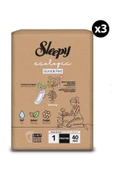 Sleepy Ecologic Premium Plus Günlük Ped Normal Ped 3 x 40 Adet thumbnail 2
