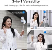 Ulanzi Jj02 Extendable Telefon Tripod Grip Beyaz thumbnail 3