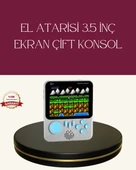 Şarjlı 3.5 İnç Retro Oyun Konsolu thumbnail 1