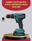 18 Parça Dijital Matkap Seti Çift Bataryalı thumbnail 1