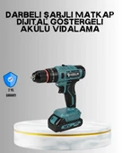 18 Parça Profesyonel Şarjlı Matkap Vidalama thumbnail 1