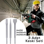 3PCS MURÇ SETİ SİVRİ -DÜZ 25CM (5224) thumbnail 3