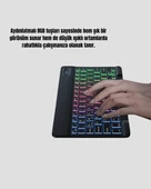 Türkçe Q Klavye Rgb Işıklı Ergonomik Tasarımlı thumbnail 3