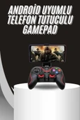 Kablosuz Oyun Kolu Bluetooth Joystick Gamepad Android Uyumlu thumbnail 1