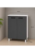 GONCA 85 CM ÇOK AMAÇLI DOLAP ANTRASİT thumbnail 1
