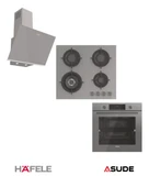 Hafele Orion Ankastre Set gri thumbnail 1