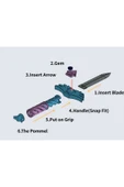 NozzleCraft Squid Game 3 Bıçak Figürü Knife thumbnail 8