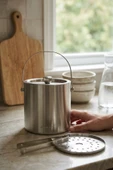 Cooket 2 Litre Çelik Buz Kovası YK1839 thumbnail 2