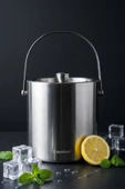 Cooket 2 Litre Çelik Buz Kovası YK1839 thumbnail 3