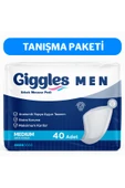 giggles Erkek Mesane Pedi,Medium Beden, 40 Adet thumbnail 1