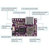 5V 3.1A Type-C 18650 LiPo Li-ion Pil Şarj Devresi thumbnail 6