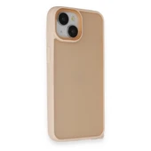 İphone 14 Kılıf Elegant Kapak - Pudra thumbnail 1