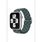 Newface Apple Watch 38mm Star Kordon - Zigzag Mavi-Yeşil thumbnail 2