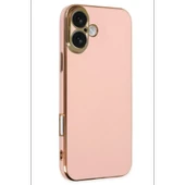 Newface Apple iPhone 16 Kılıf Volet Silikon - Pembe thumbnail 3