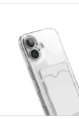Newface Apple iPhone 17 Kart Şeffaf Silikon - Şeffaf thumbnail 2