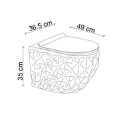 ET-Y7000S Asma Klozet Siyah thumbnail 3