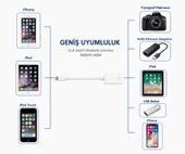 Lightning USB-A Dönüştürücü Tak Çalıştır Adaptör thumbnail 2