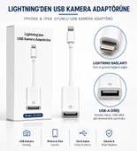 Lightning USB-A Dönüştürücü Tak Çalıştır Adaptör thumbnail 1