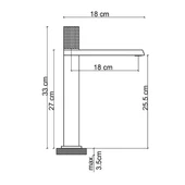 FK-9121 Krom Yüksek Lavabo Bataryası thumbnail 2