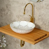E-7032 Tezgah Üstü Lavabo Altın thumbnail 2