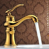 FM-1212 Altın Lavabo Bataryası thumbnail 2