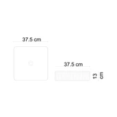 E-W1003MB Tezgah Üstü Lavabo Mat Beyaz thumbnail 2