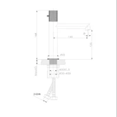 FM-2215 Siyah Lavabo Bataryası thumbnail 2