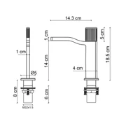 FA-7011 Krom Lavabo Bataryası thumbnail 2
